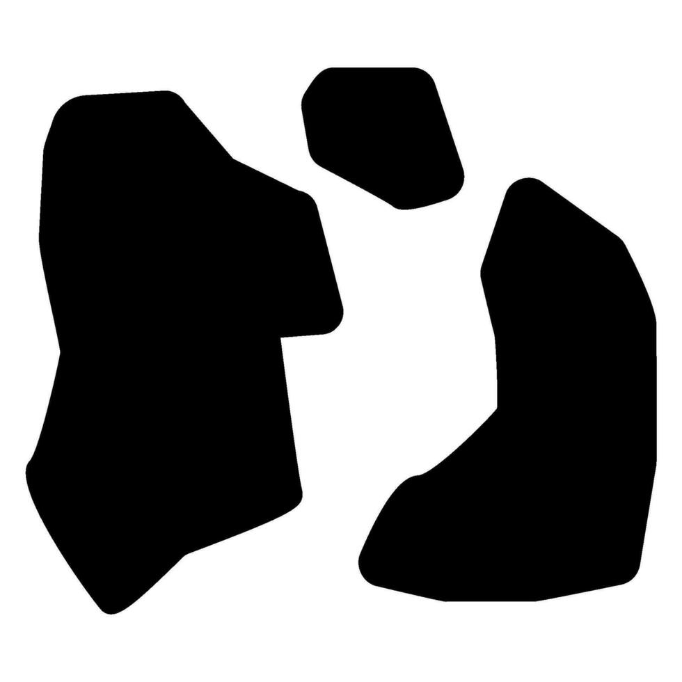 continents glyph icon vector