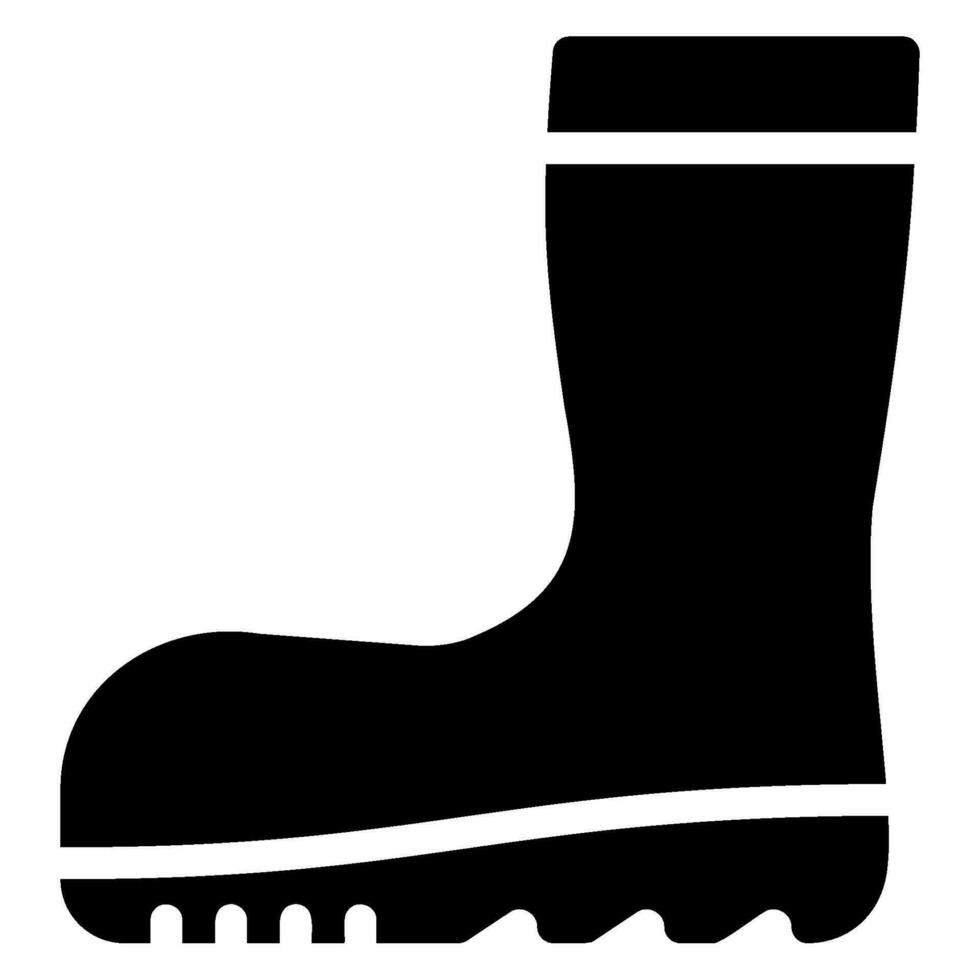 boots glyph icon vector