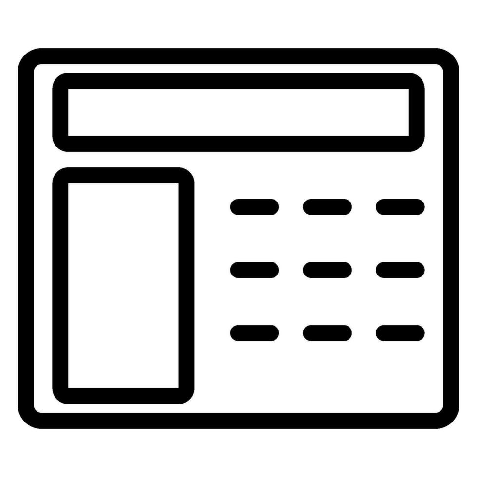 cash withdrawal line icon vector