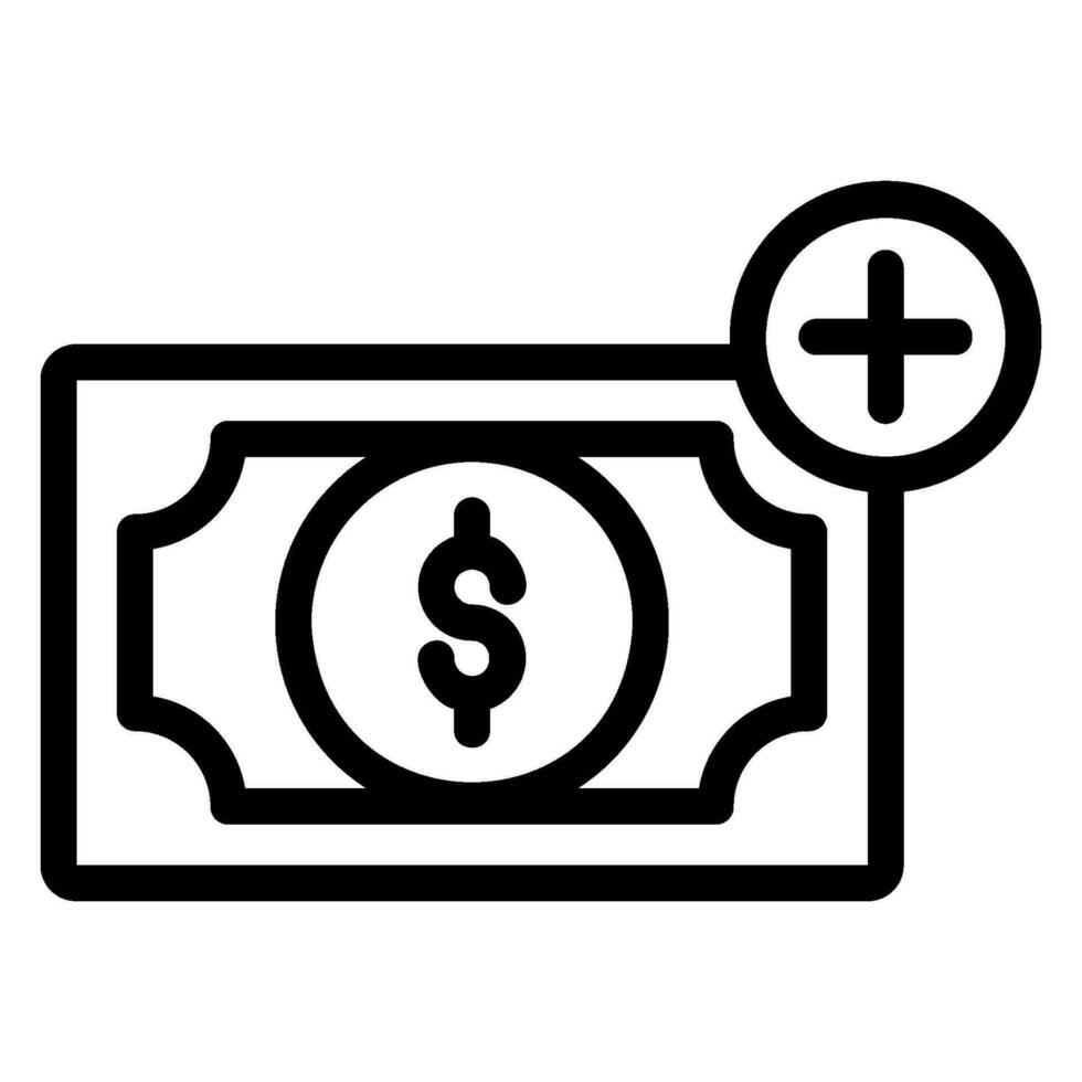 add line icon vector