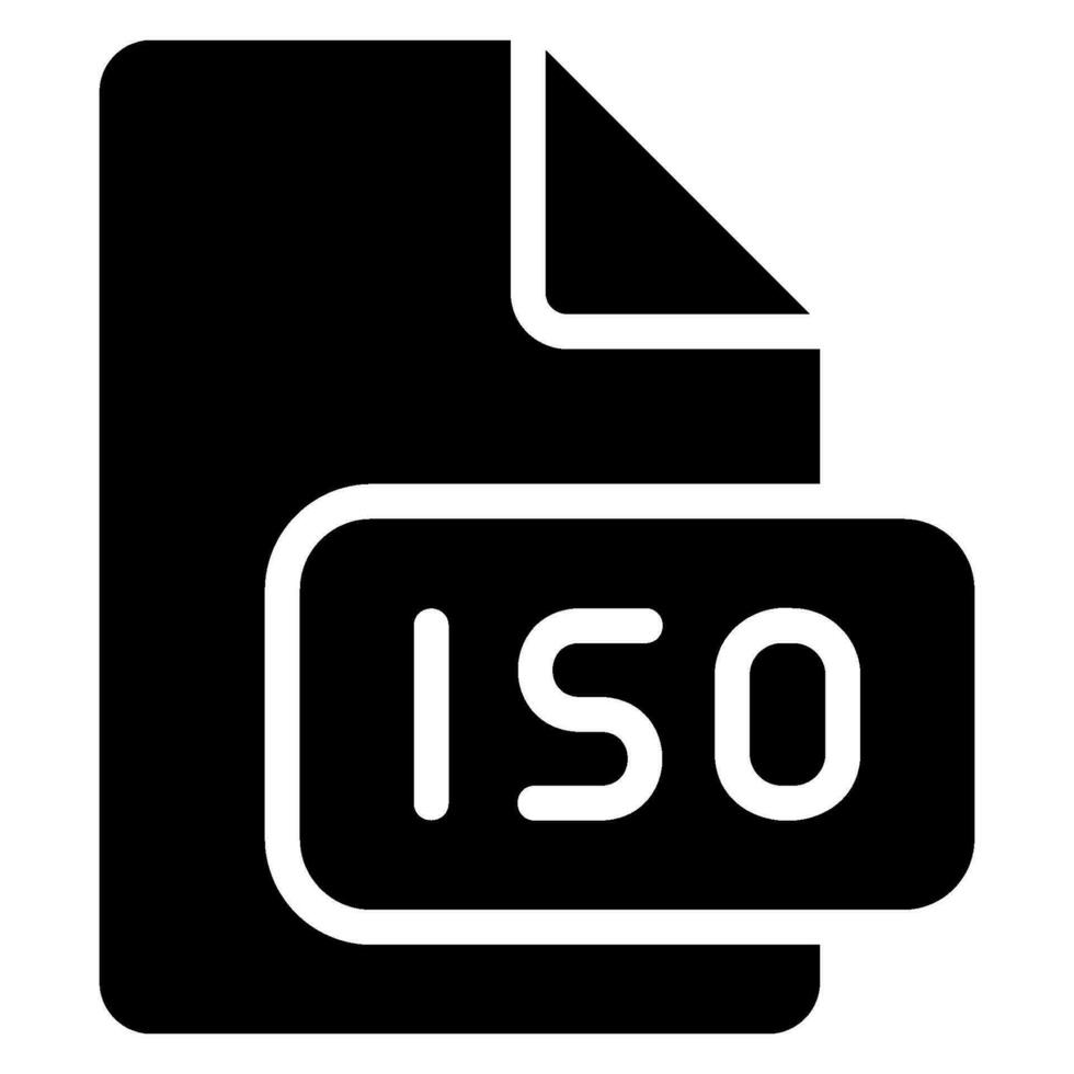 iso glyph icon vector