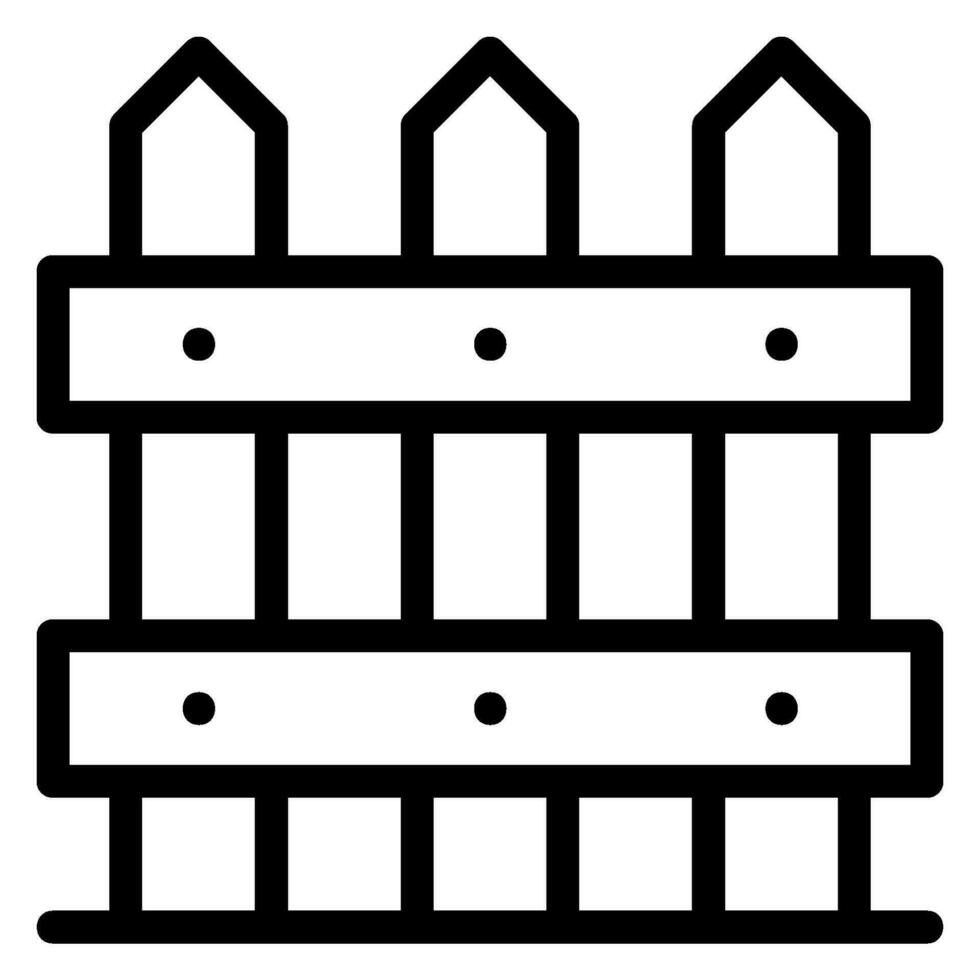 fence line icon 27000940 Vector Art at Vecteezy