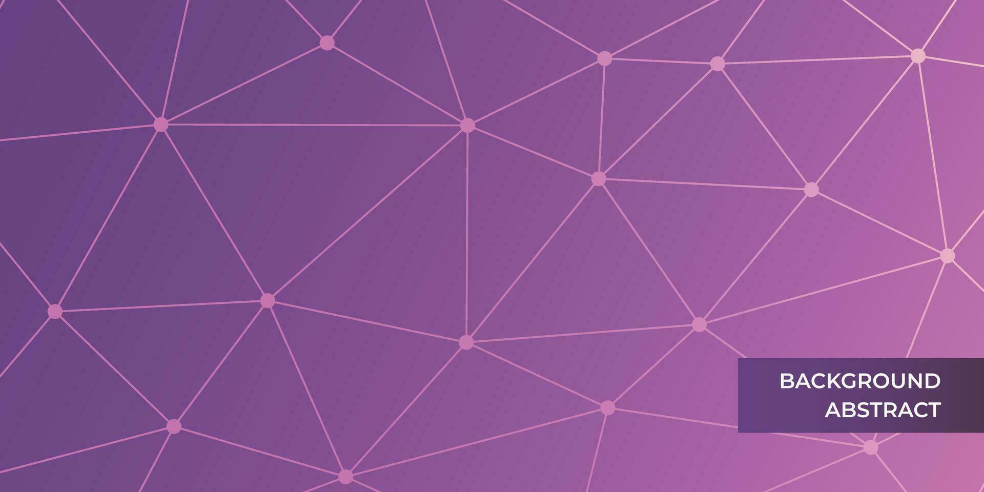 Technology or network abstract background. Attractive gradient color design for banner, cover, brochure, business card, social media, web. vector