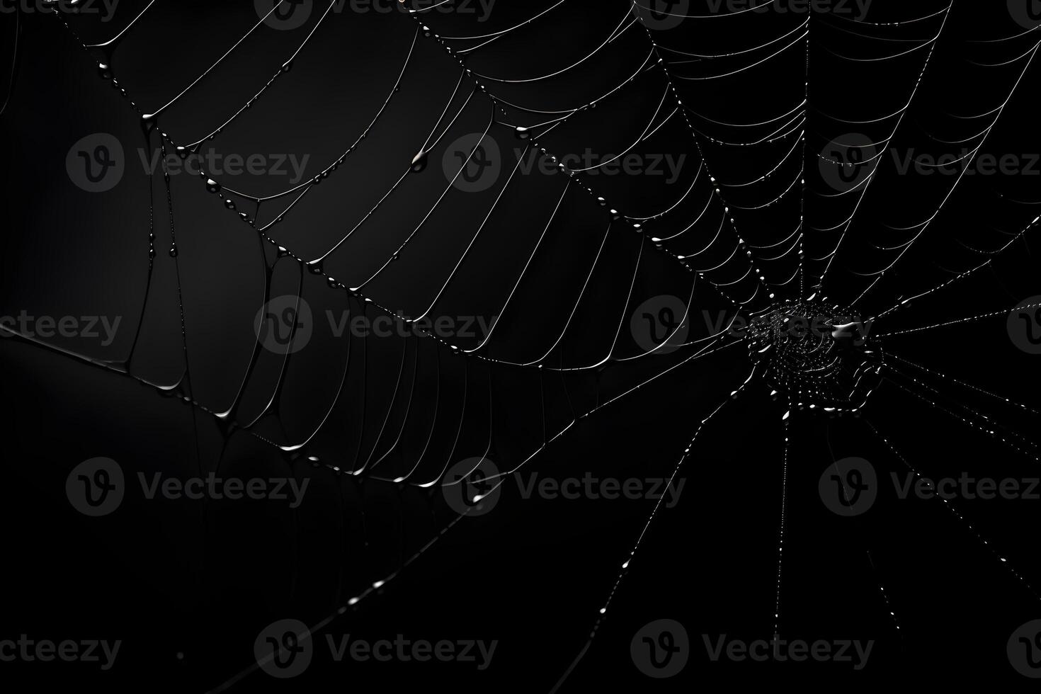 telaraña cubrir oscuro fondo, telaraña diseño elemento, ai generado foto