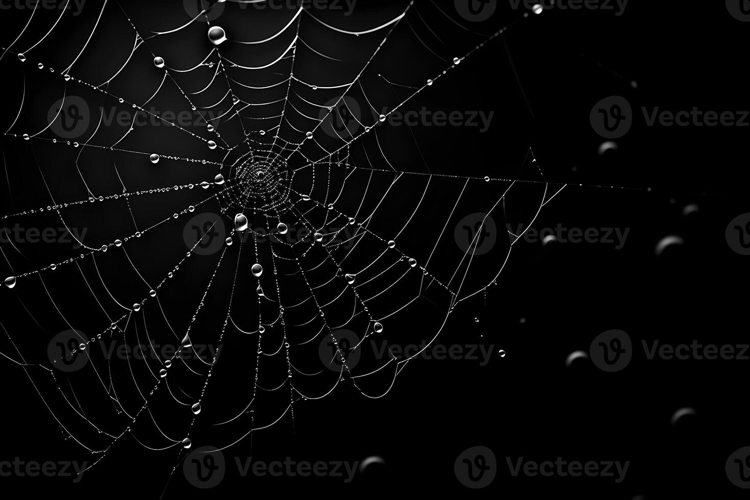spiderweb with black background overlay, cobweb design element, photo