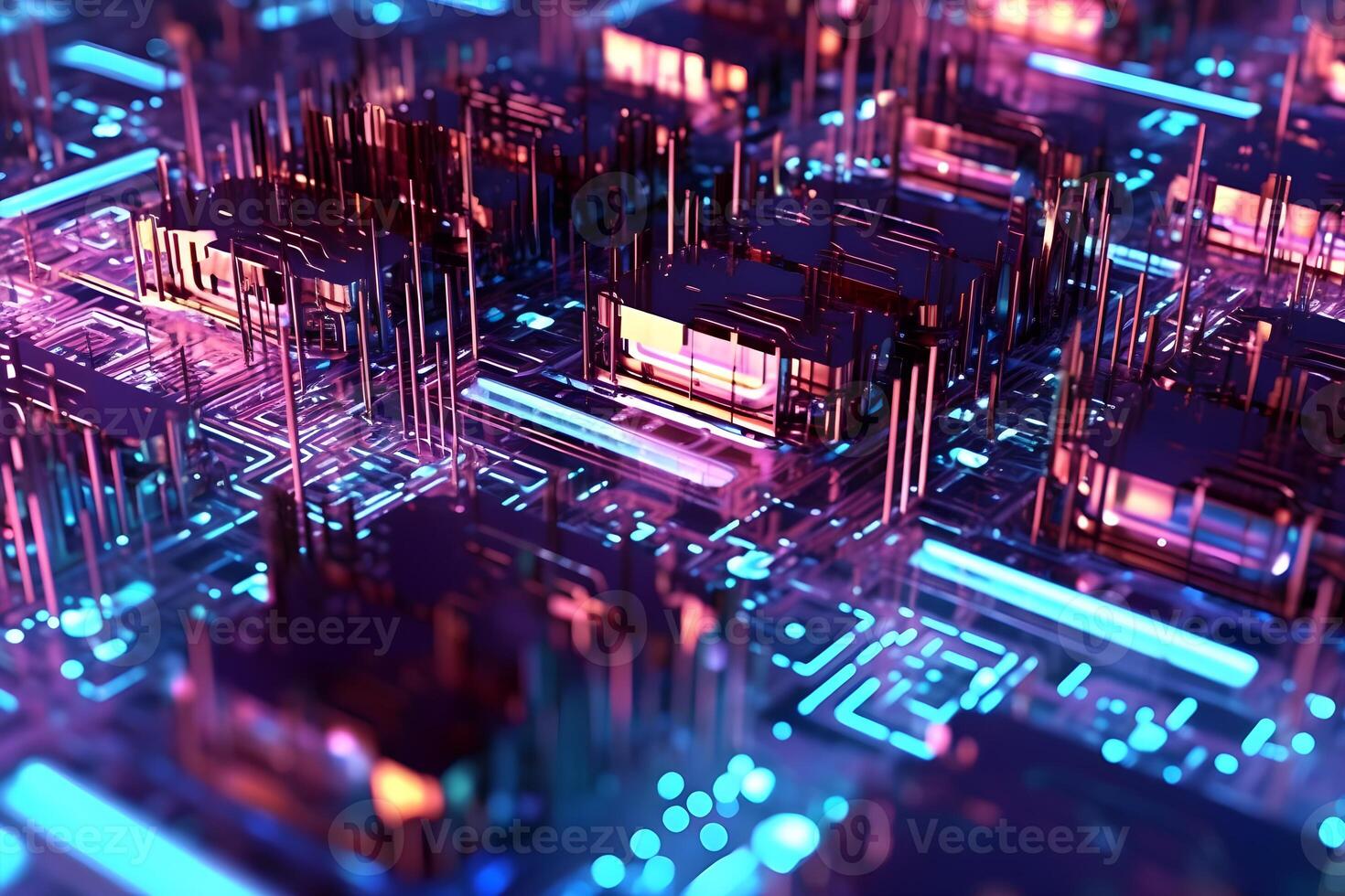 Smart IoT Abstract Background, photo