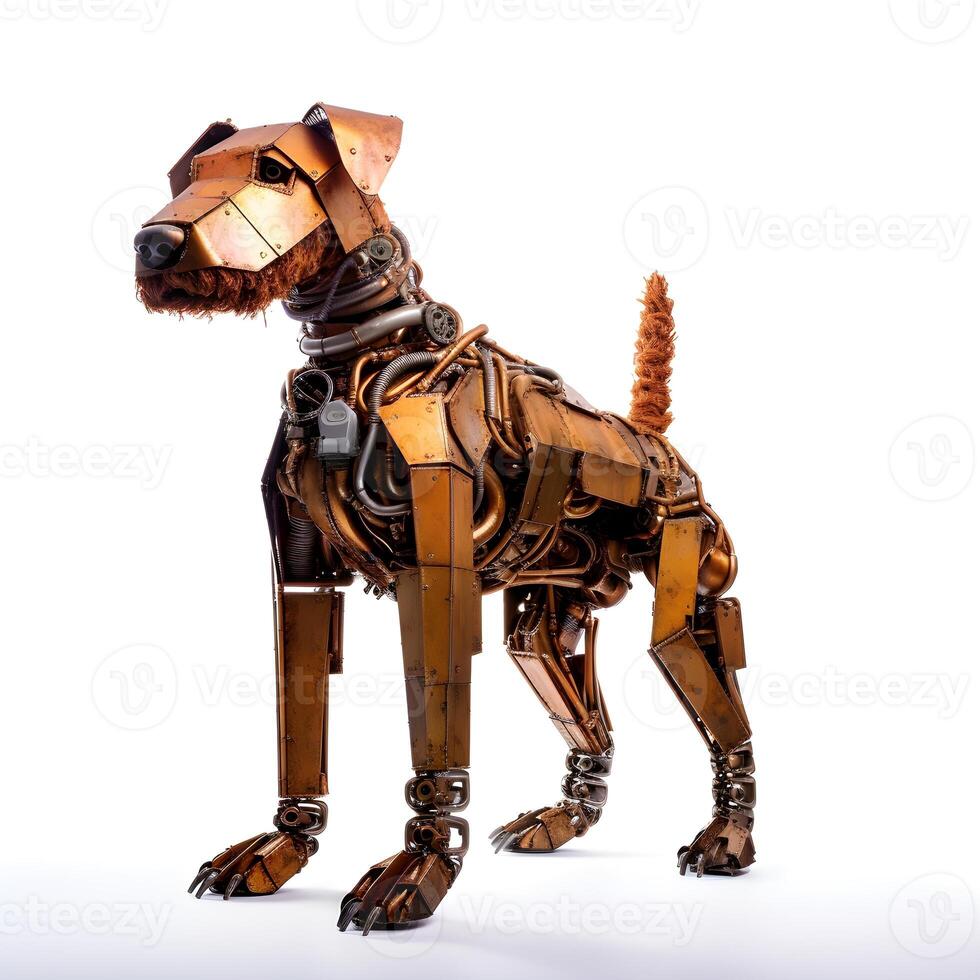 Irish Terrier chopper robot prototype, photo