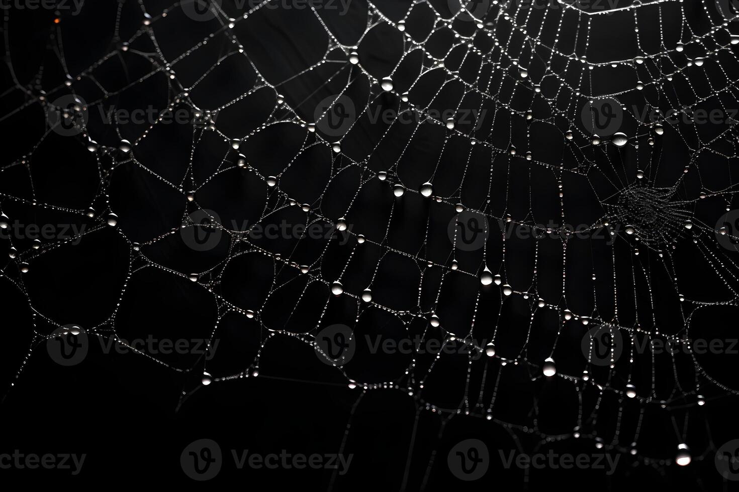 spiderweb overlay black background, decorative cobweb element, photo