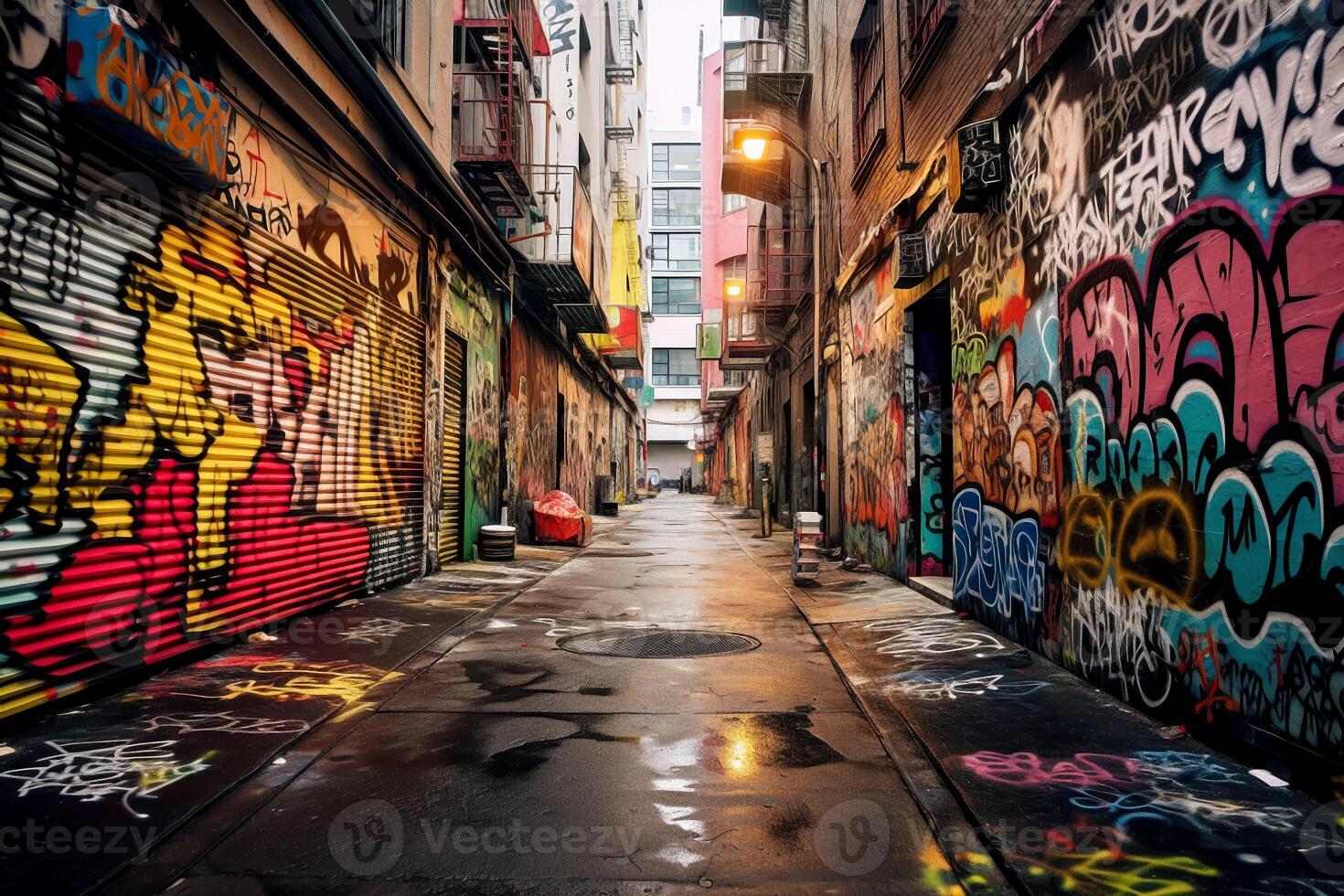 urban street graffiti, photo