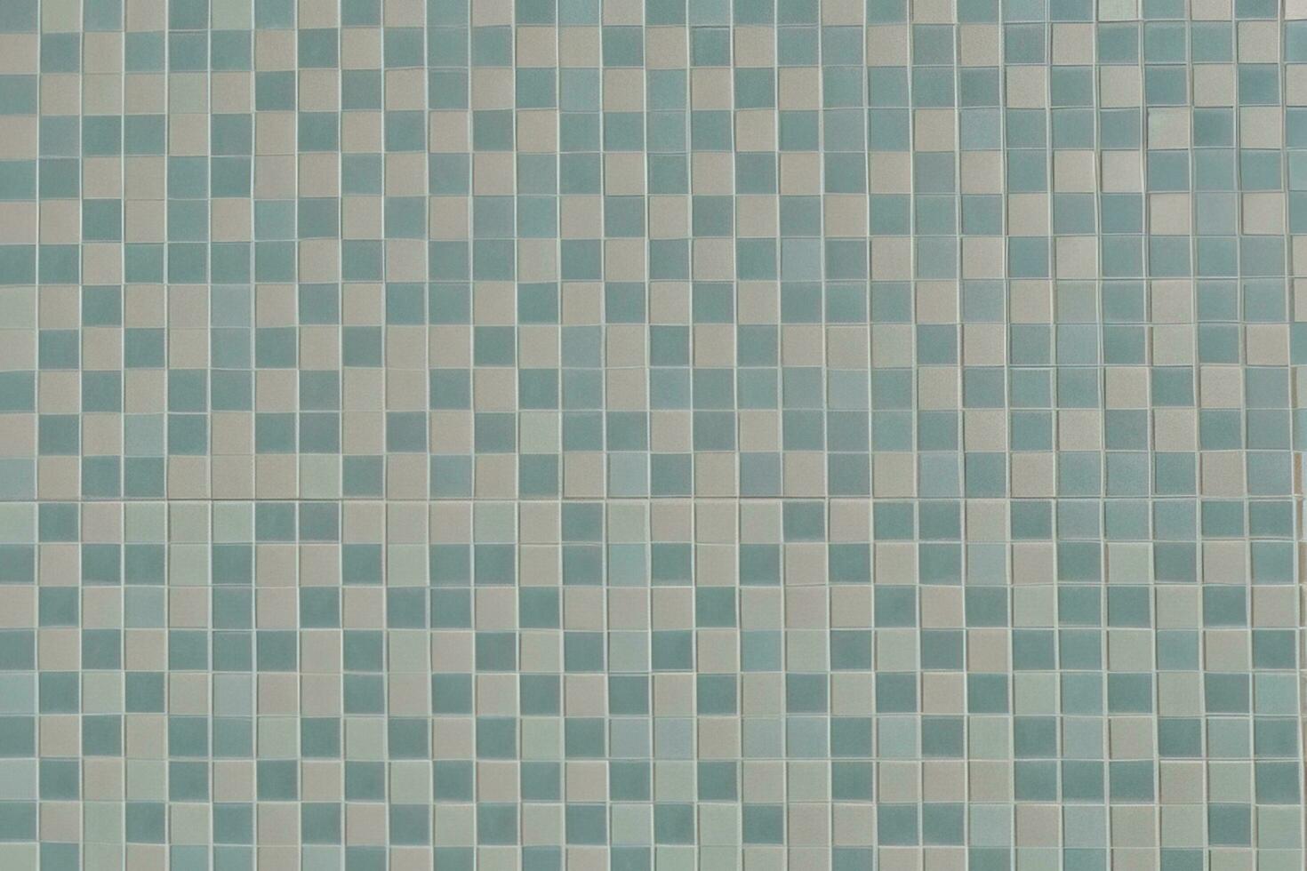 Tile background. Abstract block pattern. Bath texture. Square tiles. Multi colored. Flat lay background. photo
