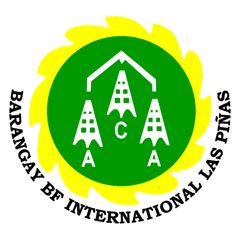 Barangay BF International Village Logo Transparent Black Font png
