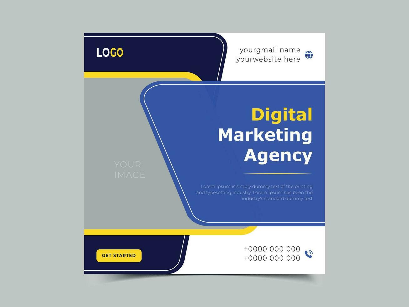 digital marketing and business sale promo. vector