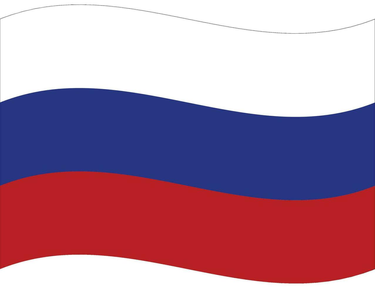 Russia flag wave. Russian flag. Flag of Russia vector
