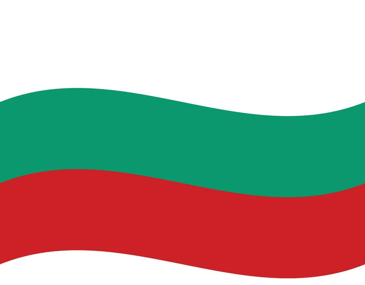 bandera de Bulgaria. Bulgaria bandera ola. Bulgaria bandera vector