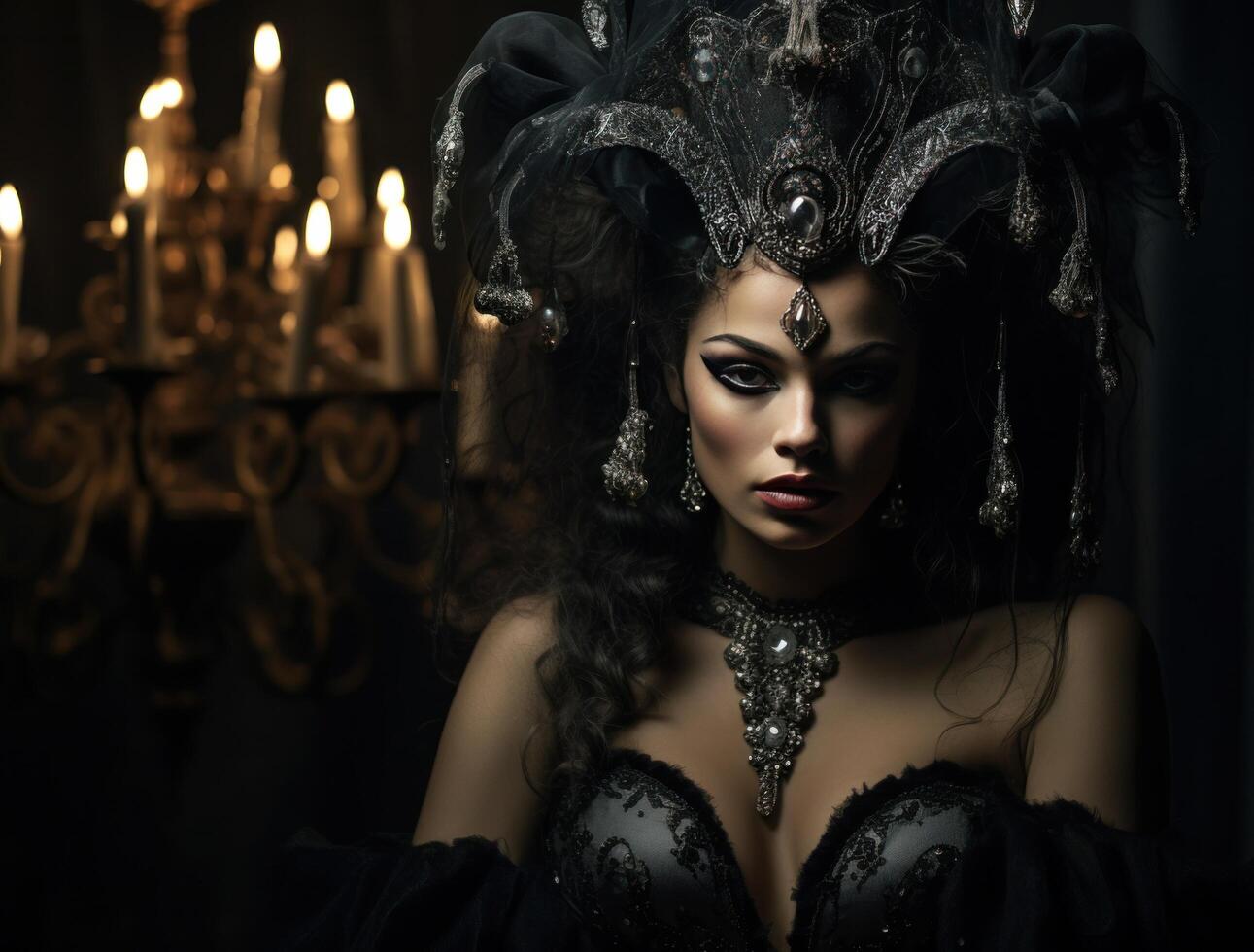 Opera singer on black background 27003318 Stock Photo at Vecteezy
