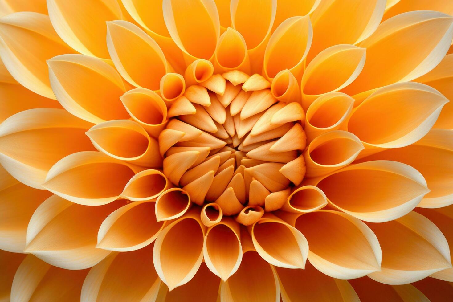 Yellow dahlia flower closeup background photo