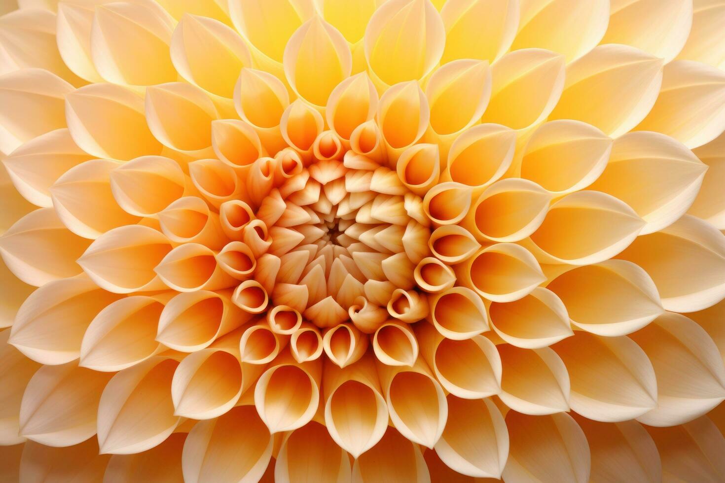 Yellow dahlia flower closeup background photo