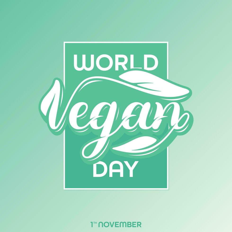World Vegetarian Day for social media post or banner vector