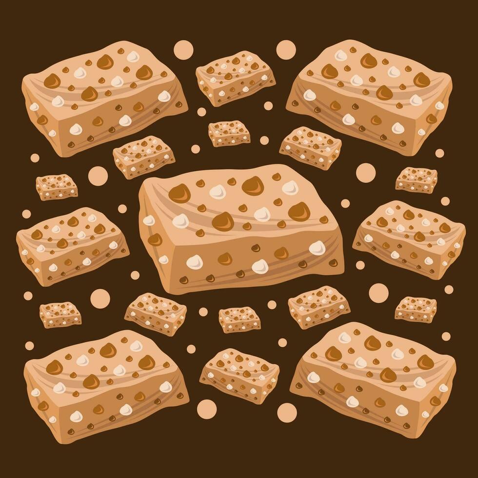 Butterscotch vector illustration for graphic design and decorative element