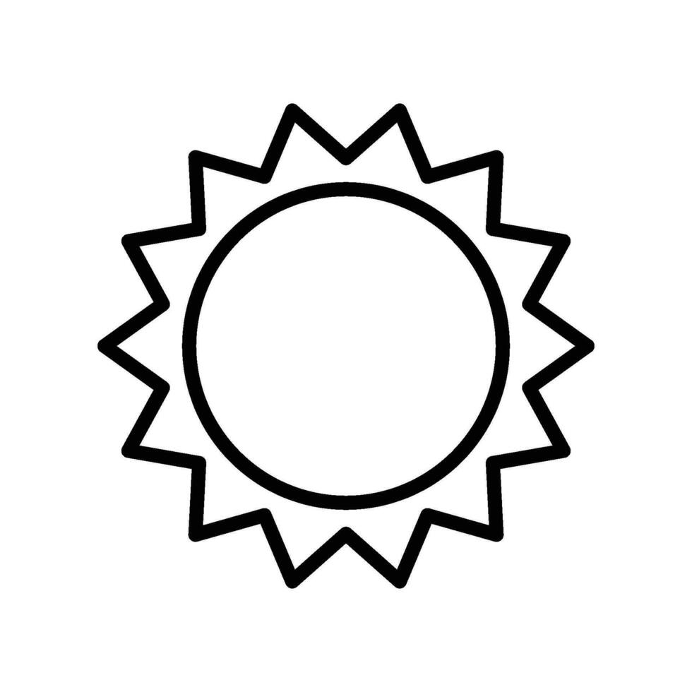 sun icon vector design template simple and modern