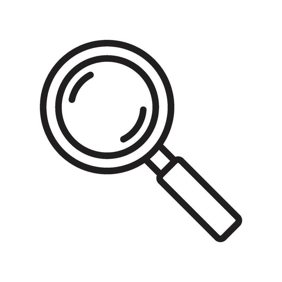 magnifying glass icon design vector template