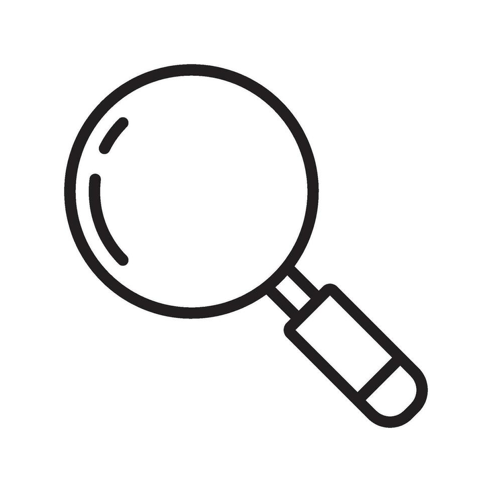 magnifying glass icon design vector template