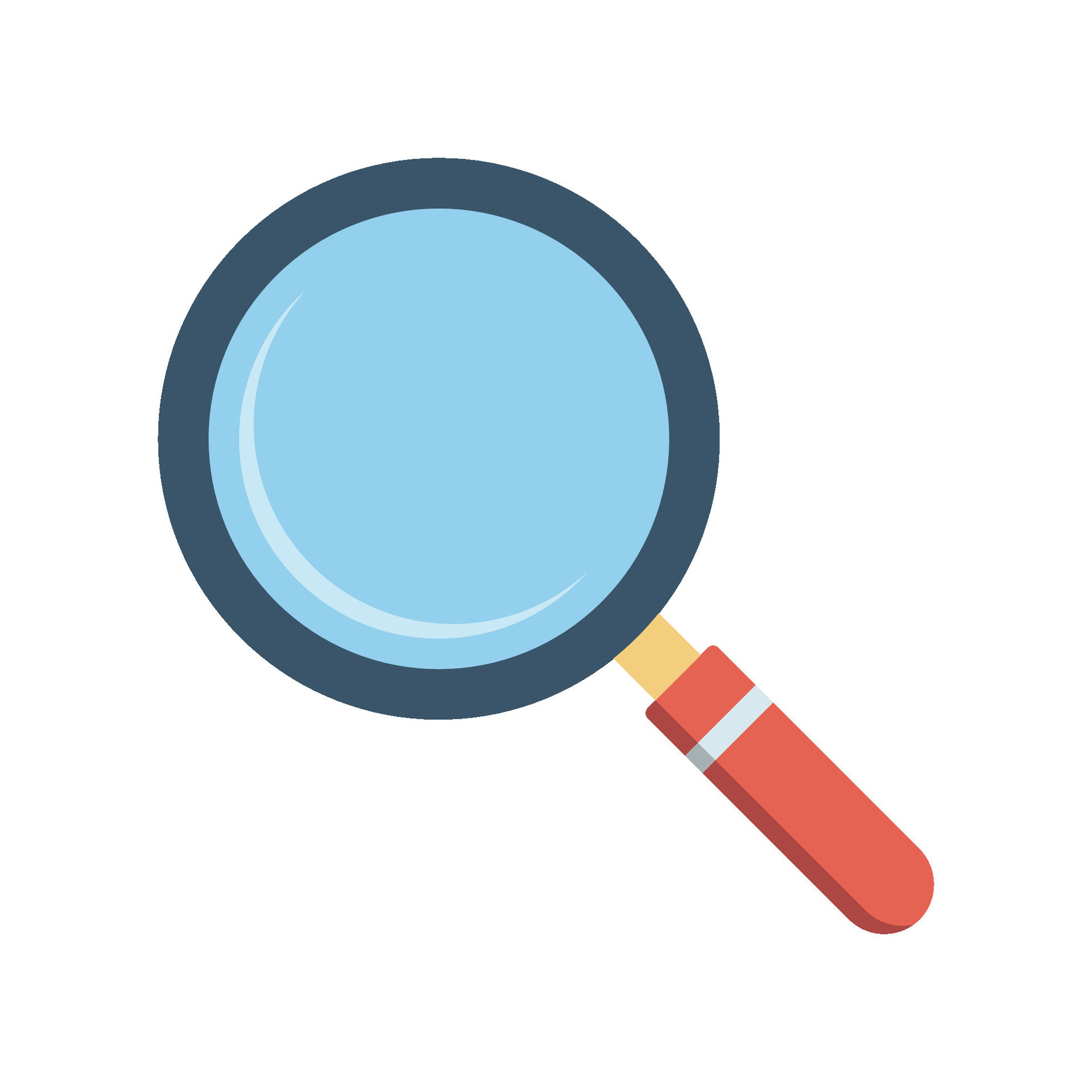 magnifying glass icon design vector template 27005284 Vector Art at