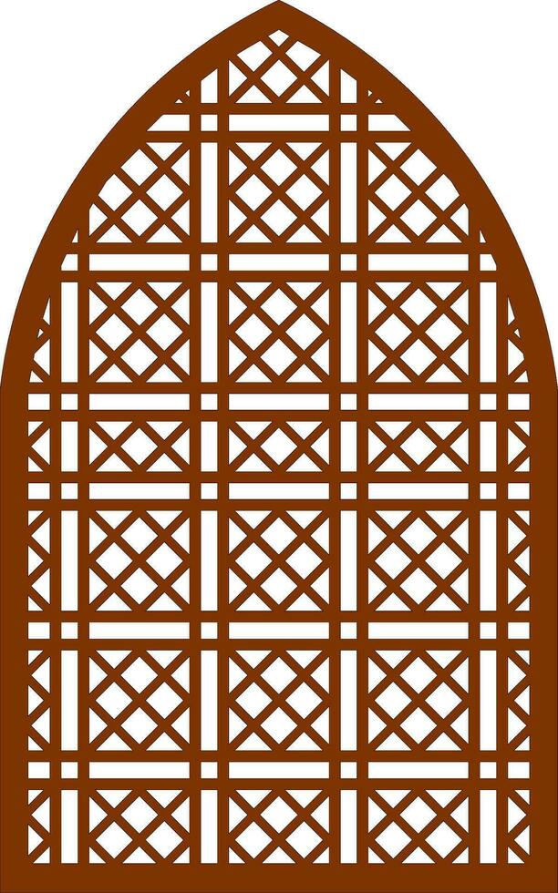 Simple Vector Pattern for Laser Cutting, Decoration, and Ornament. Metal design, wood carving, vector