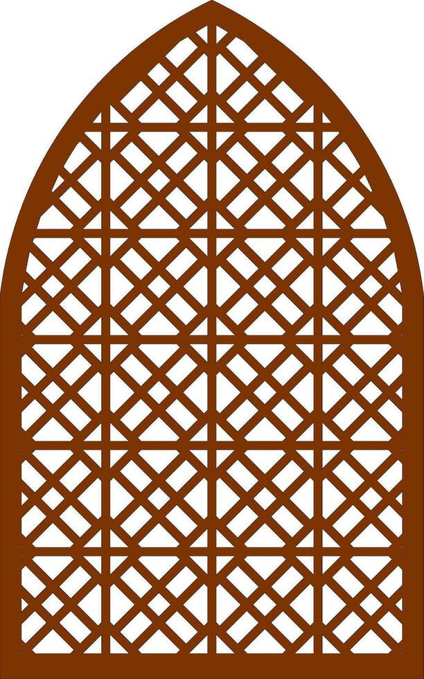 Simple Vector Pattern for Laser Cutting, Decoration, and Ornament. Metal design, wood carving, vector