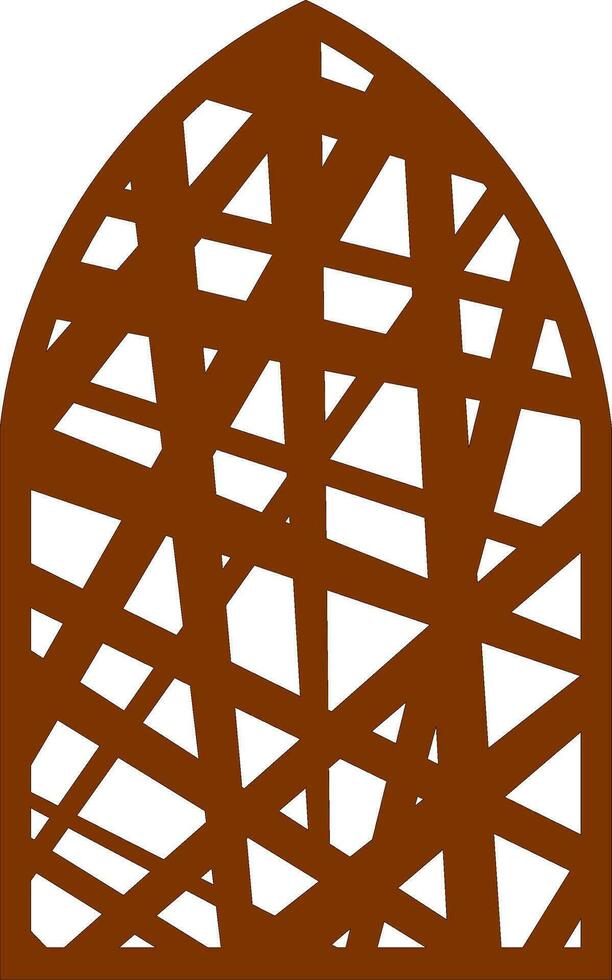 Simple Vector Pattern for Laser Cutting, Decoration, and Ornament. Metal design, wood carving, vector