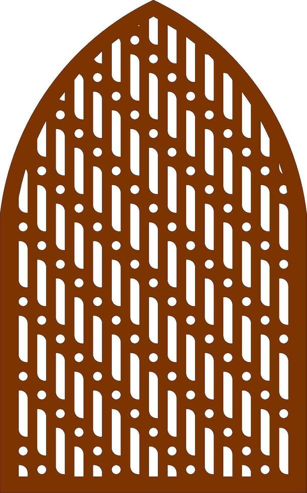 Simple Vector Pattern for Laser Cutting, Decoration, and Ornament. Metal design, wood carving, vector