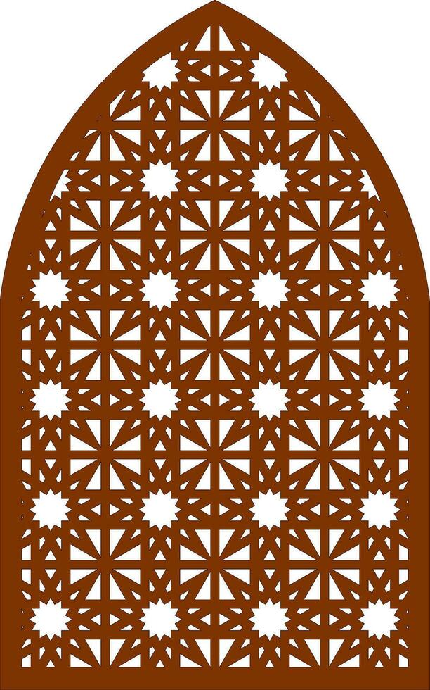 Simple Vector Pattern for Laser Cutting, Decoration, and Ornament. Metal design, wood carving, vector