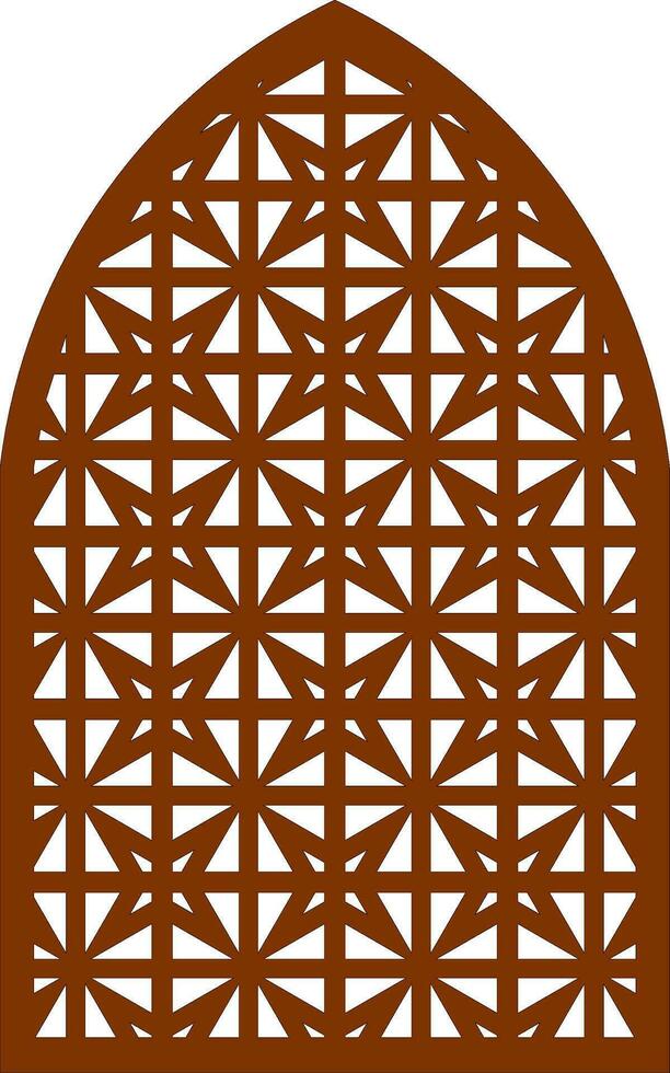 Simple Vector Pattern for Laser Cutting, Decoration, and Ornament. Metal design, wood carving, vector