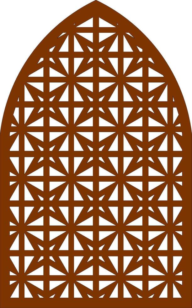 Simple Vector Pattern for Laser Cutting, Decoration, and Ornament. Metal design, wood carving, vector