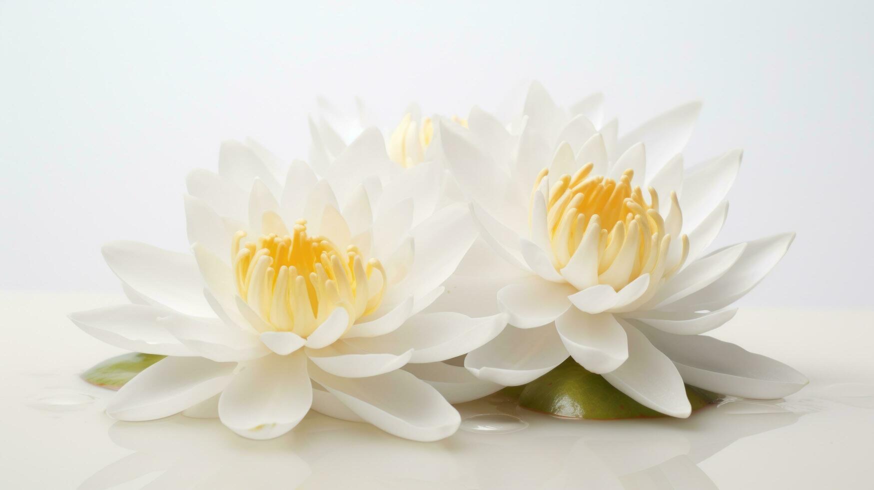 White lotus flower photo