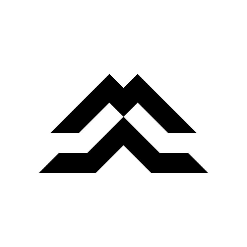 M and W letter logo design vector
