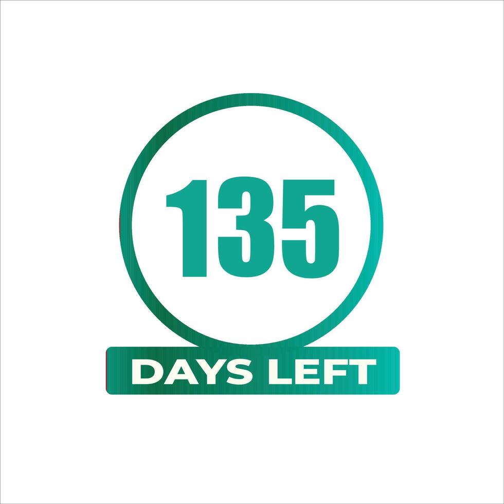 135 Days Left Countdown For Sales Promotion 135 Days Left To Go 135-days-left-countdown-for-sales-promotion-135-days-left-to-go