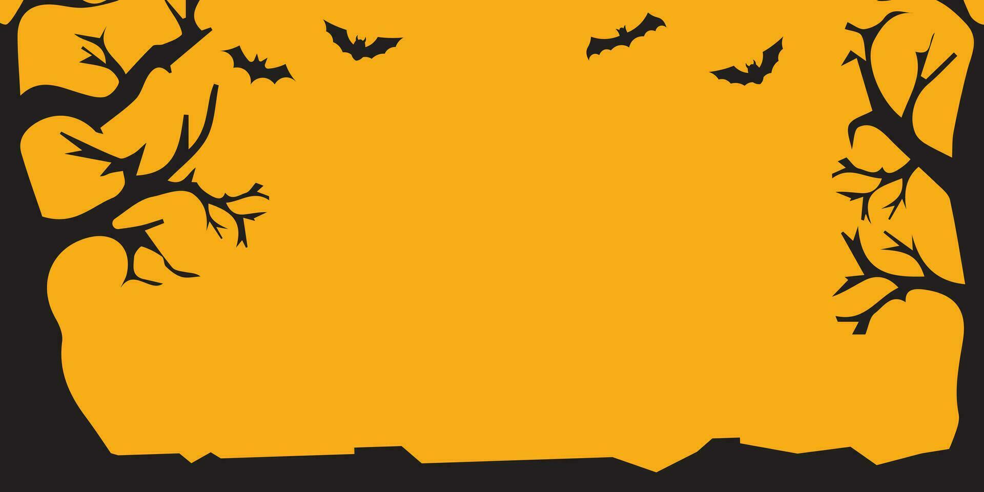 Background vector design with halloween theme
