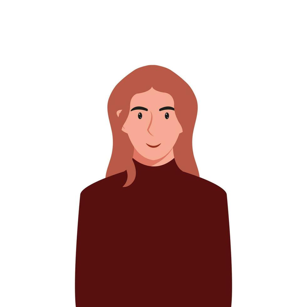 People's faces of woman with happy smiling humans. Avatars. Set of user profiles. Colored flat vector illustration