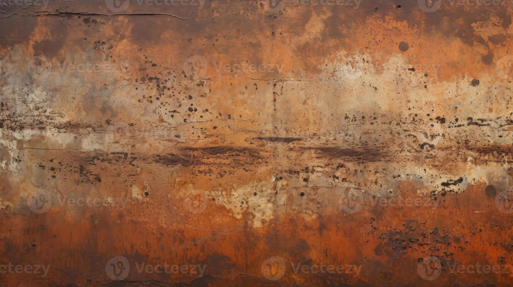 AI Generated Dirty Rust Background. photo