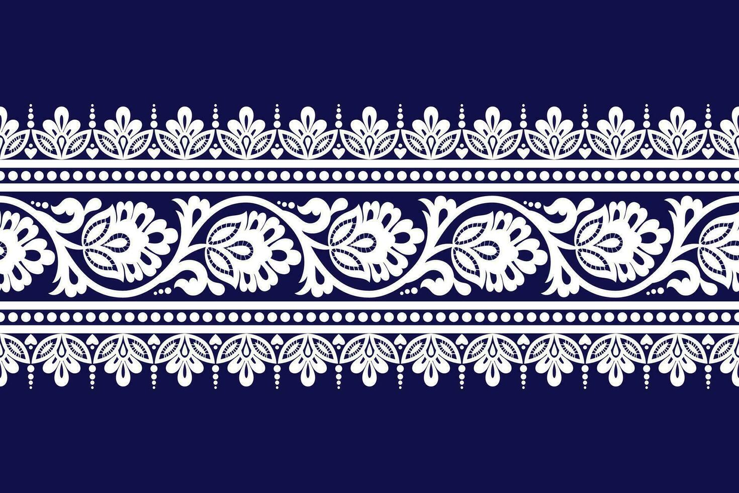 Beautiful abstract baroque border illustration for digital printing frames and textile materials vector