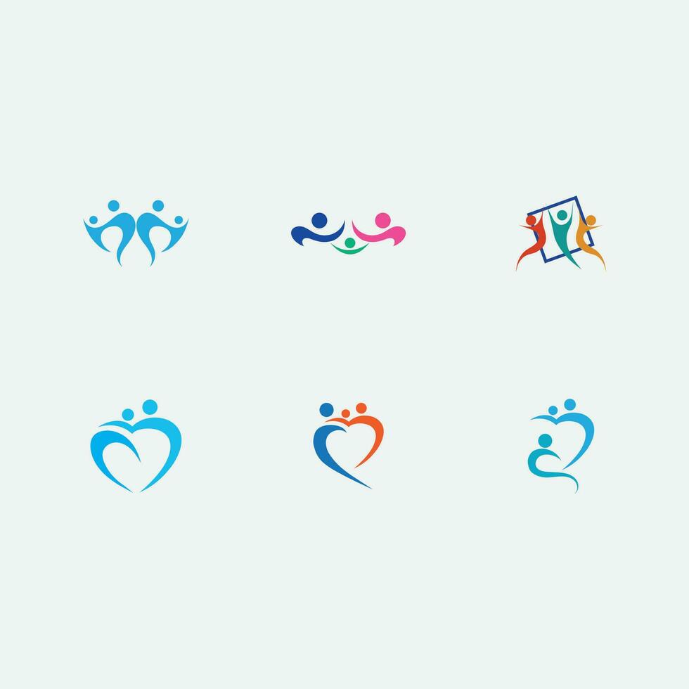 family logo and symbol vector