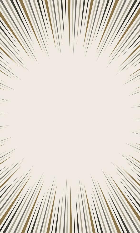 radial velocity line retro comic background vector