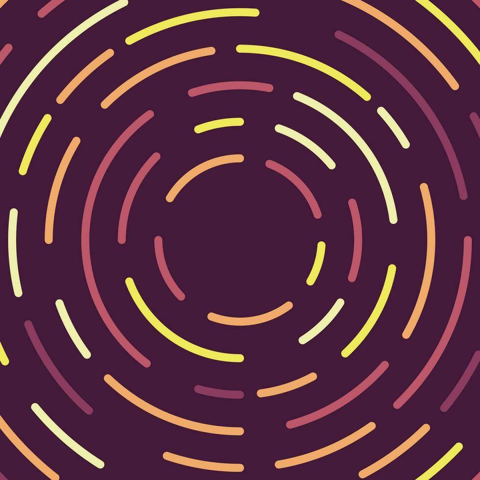 Colorful radial stripes flat design background vector