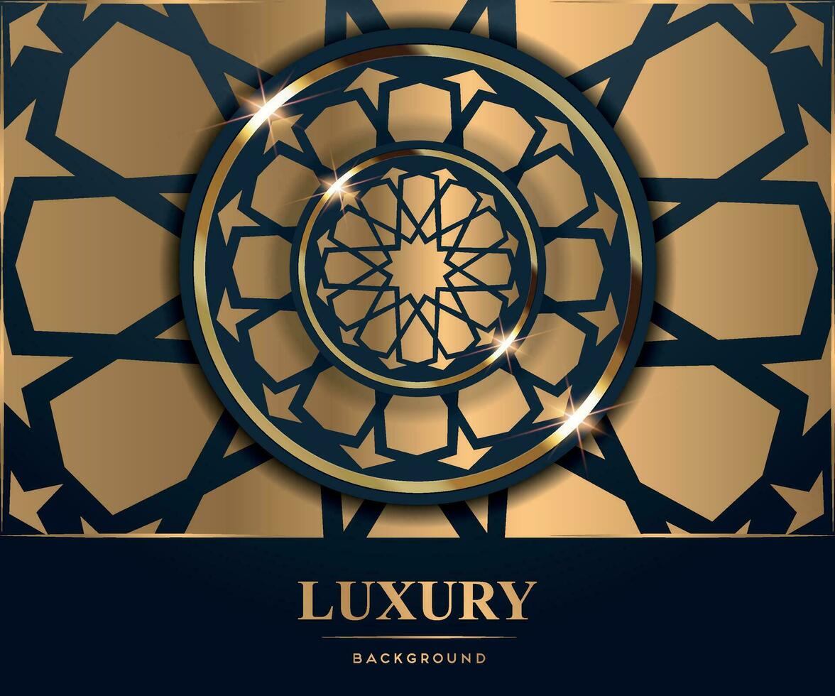Luxury Golden Decorative Background, WEDDING INVITATION CARD, DESIGN TEMPLATE vector