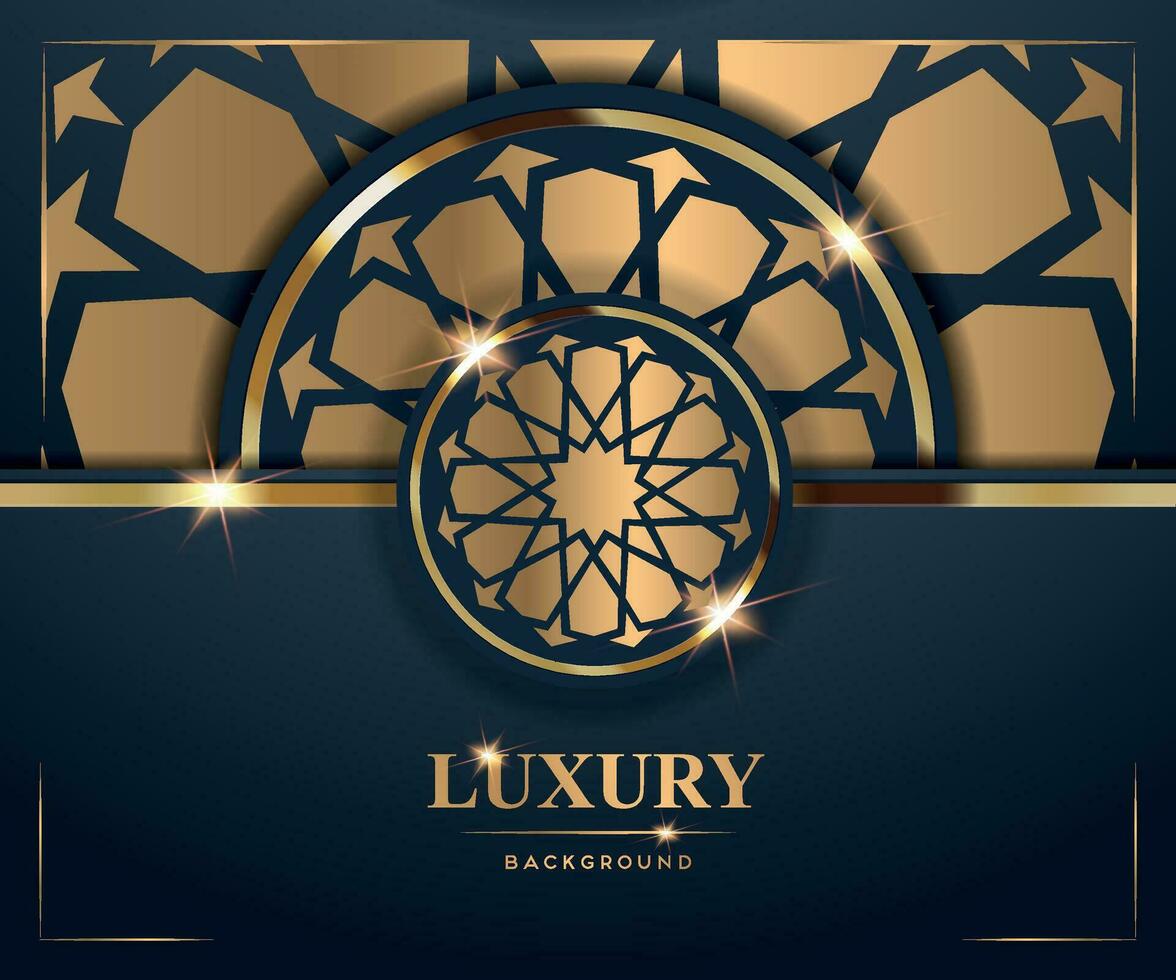 Luxury Golden Decorative Background, WEDDING INVITATION CARD, DESIGN TEMPLATE vector