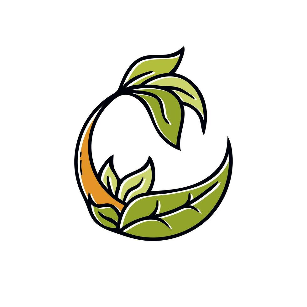 Modern nature logo illustration design for your business vector