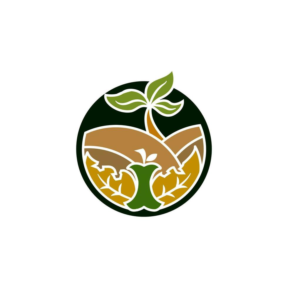 Modern compost logo illustration design for your business vector