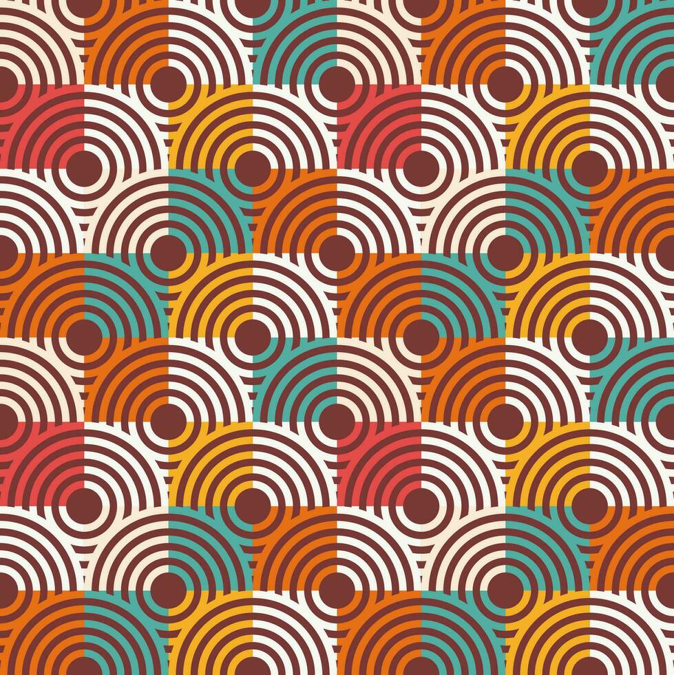 Vector seamless illustration tile pattern design