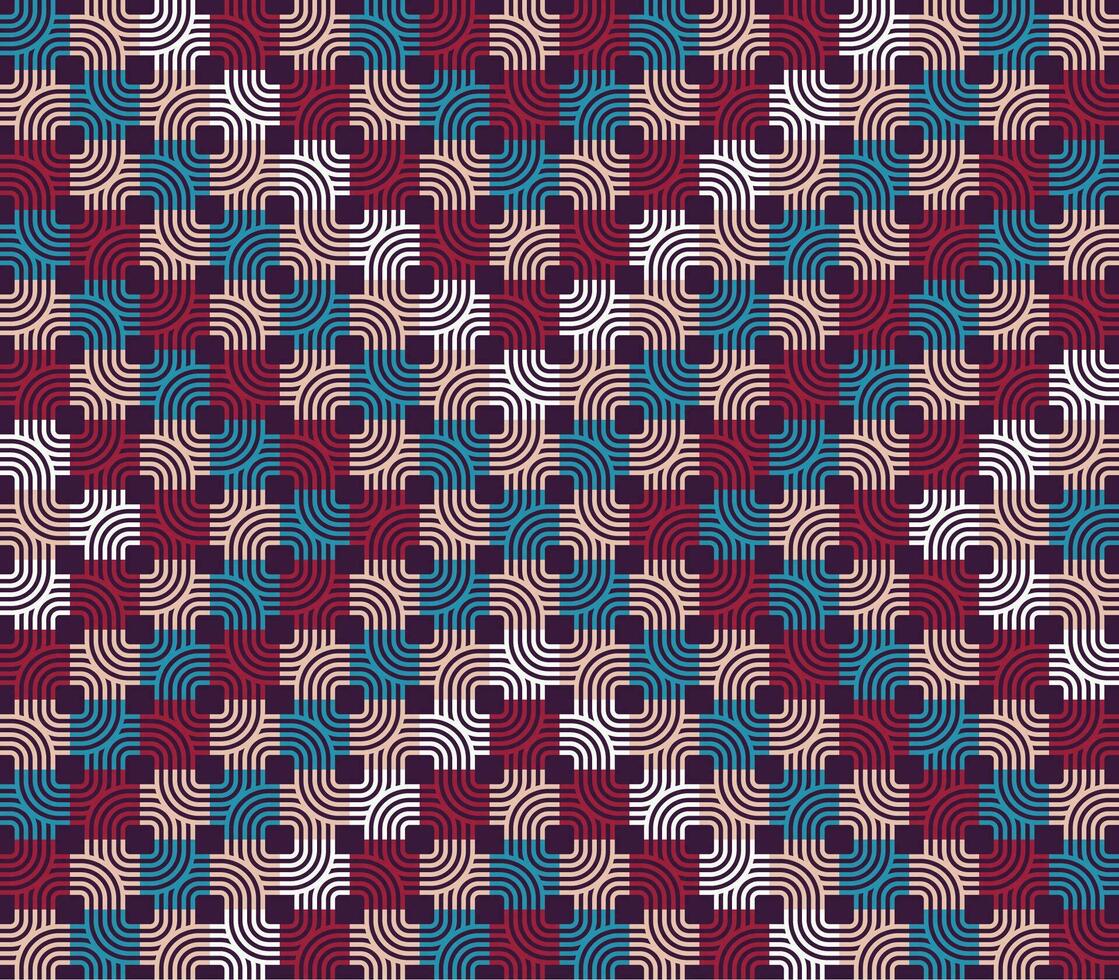 Vector seamless geometric square background